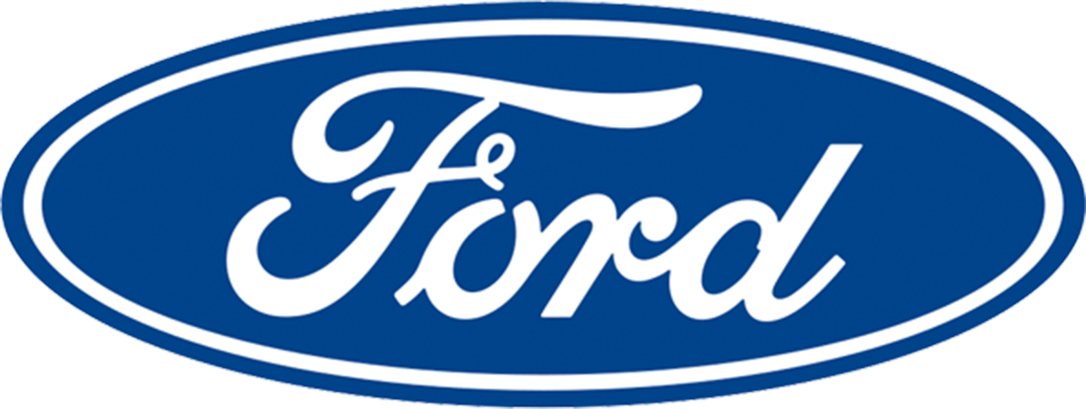 A blue Ford logo.