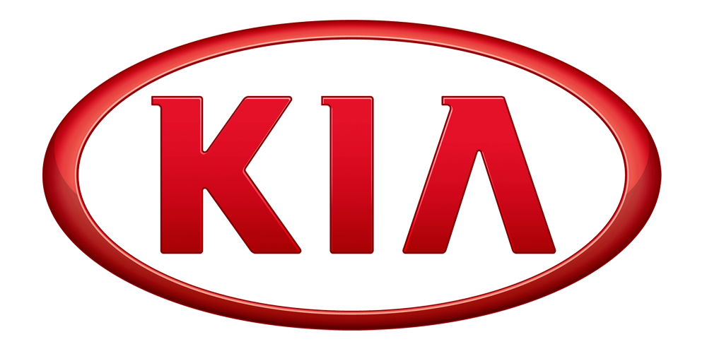 A red Kia logo.